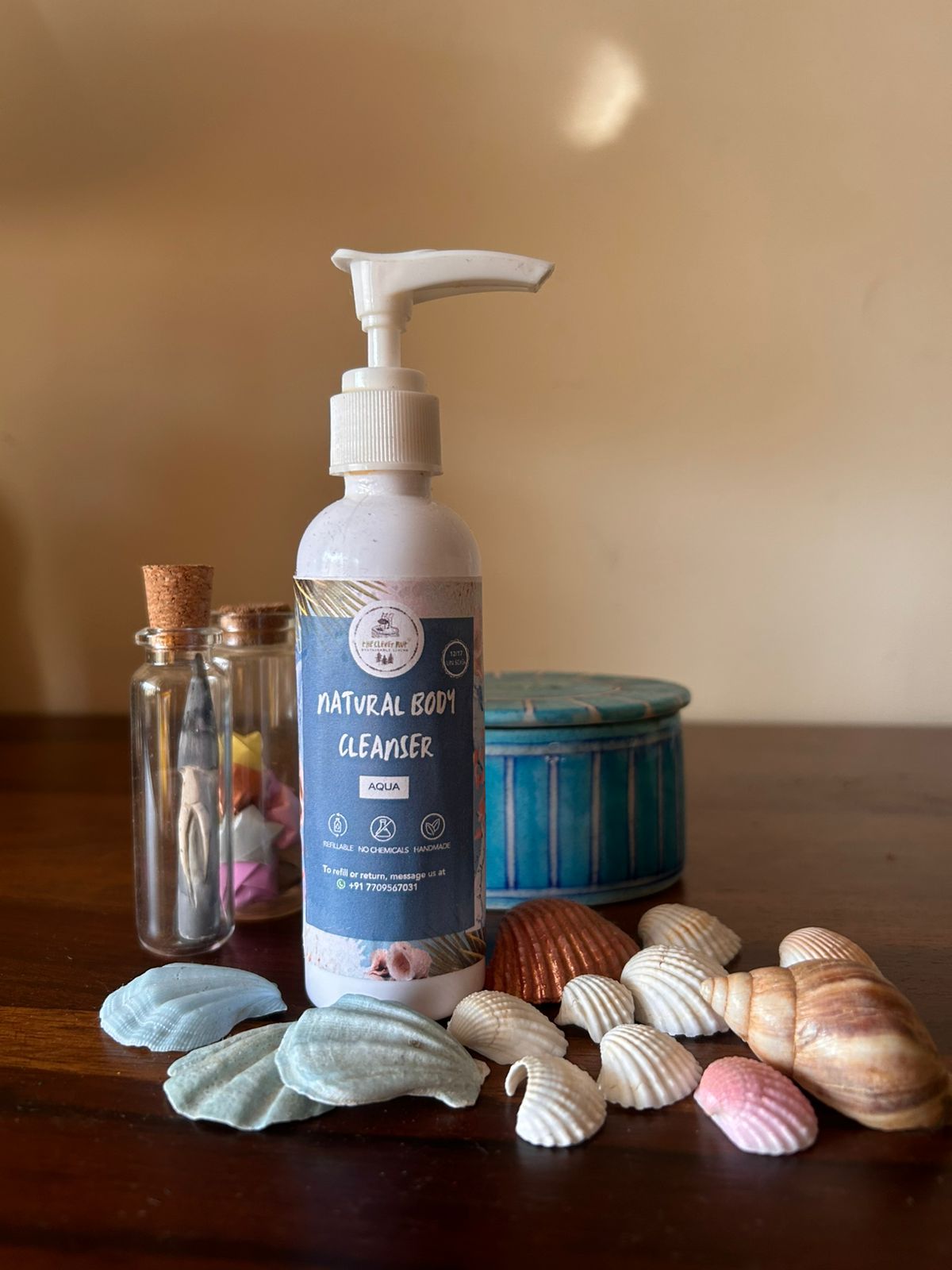 Natural Body Cleanser - Aqua - Image 2